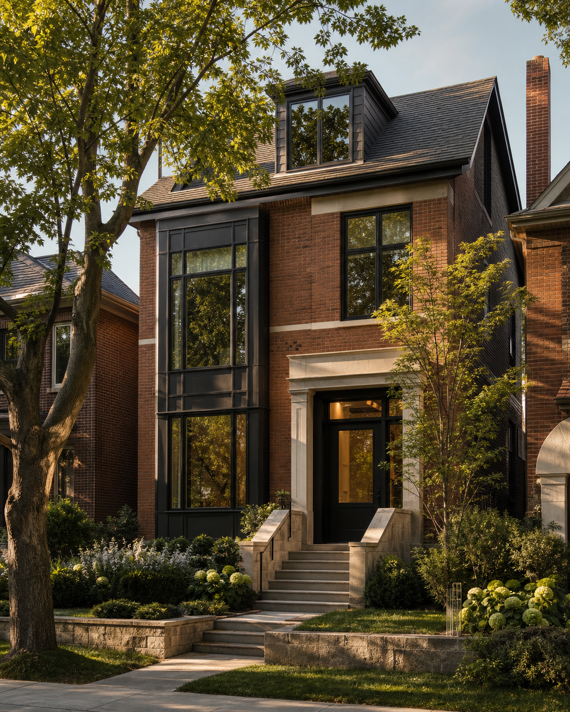 Renovated brick luxury residence in a mature Toronto neighbourhood